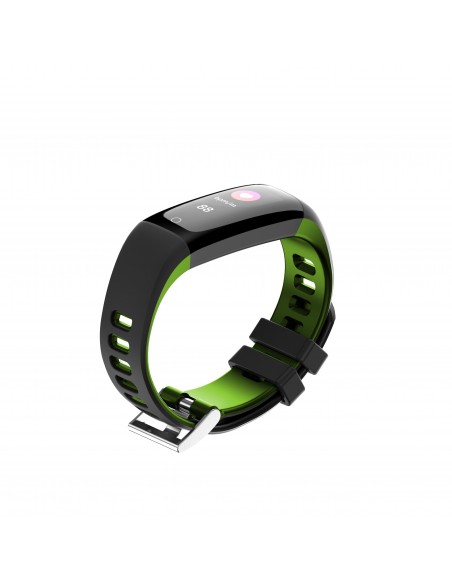 Leotec Fashion Health Pulsera de actividad Negro, Verde IP67 LCD 2,44 cm (0.96")
