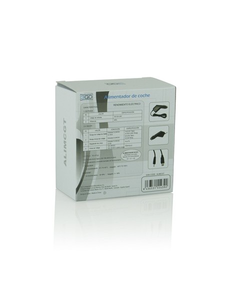 3GO ALIMCGT adaptador e inversor de corriente auto Negro