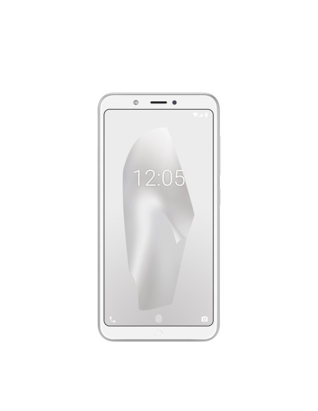 bq Aquaris C 13,8 cm (5.45") 2 GB 16 SIM doble 4G Plata, Blanco 3000 mAh