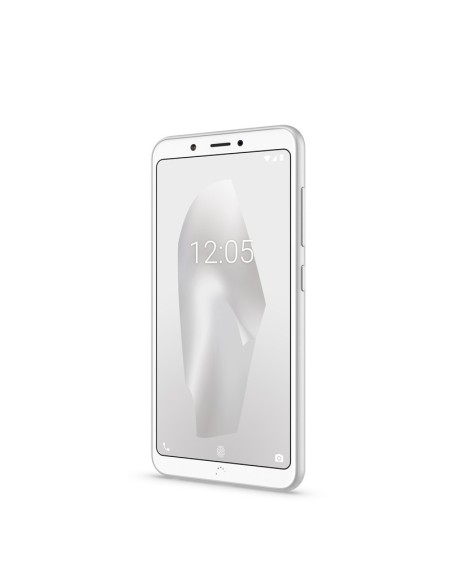 bq Aquaris C 13,8 cm (5.45") 2 GB 16 SIM doble 4G Plata, Blanco 3000 mAh