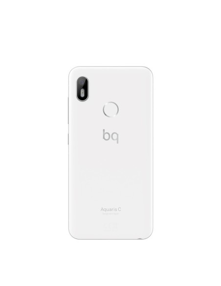bq Aquaris C 13,8 cm (5.45") 2 GB 16 SIM doble 4G Plata, Blanco 3000 mAh