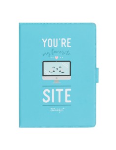 Mr. Wonderful You Are My Favorite Site 25,6 cm (10.1") Folio Azul