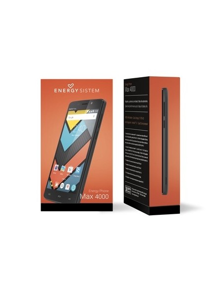Energy Sistem Max 4000 12,7 cm (5") 1 GB 8 SIM doble Negro mAh