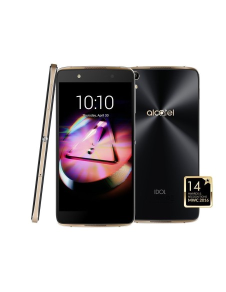 Alcatel IDOL 4 13,2 cm (5.2") 3 GB 16 SIM doble 4G Negro, Oro 2610 mAh