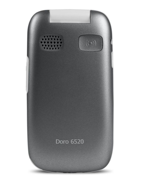 Doro 6520 7,11 cm (2.8") 108 g Grafito, Blanco Teléfono básico