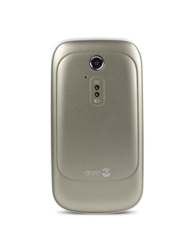 Doro 6520 7,11 cm (2.8") 108 g Grafito, Blanco Teléfono básico