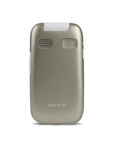 Doro 6520 7,11 cm (2.8") 108 g Grafito, Blanco Teléfono básico