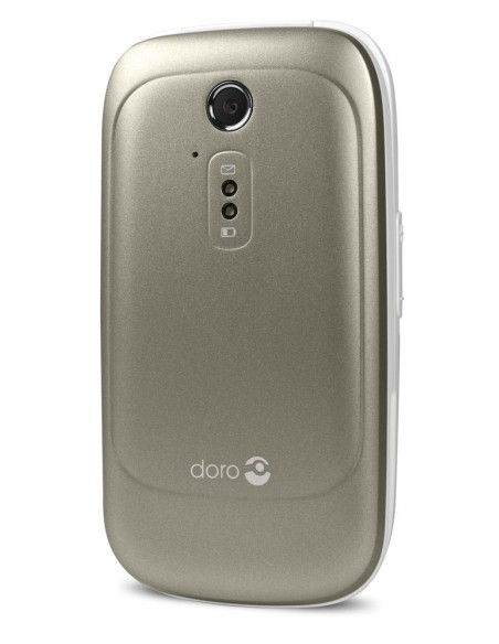 Doro 6520 7,11 cm (2.8") 108 g Grafito, Blanco Teléfono básico