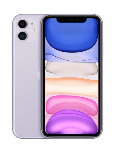 Apple iPhone 11 15,5 cm (6.1") 256 GB SIM doble Púrpura