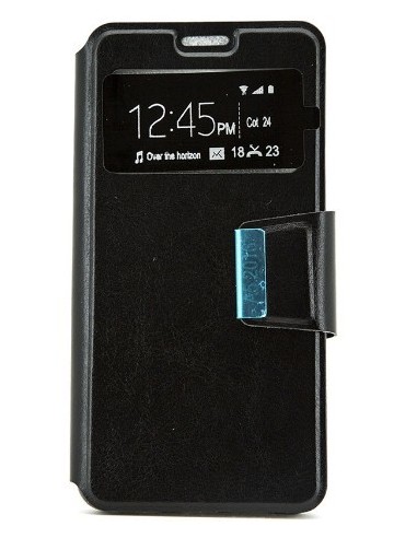X-ONE XONE125871 funda para teléfono móvil 13,2 cm (5.2") Folio Negro
