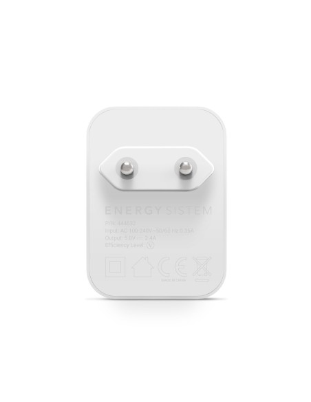 Energy Sistem Energy Home Dual adaptador e inversor de corriente Interior Blanco