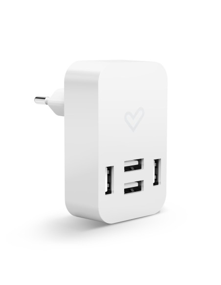 Energy Sistem Home Quad adaptador e inversor de corriente Interior Blanco