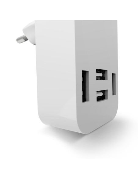 Energy Sistem Home Quad adaptador e inversor de corriente Interior Blanco