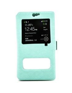 X-ONE XONE109505 funda para teléfono móvil 12,7 cm (5") Folio Turquesa