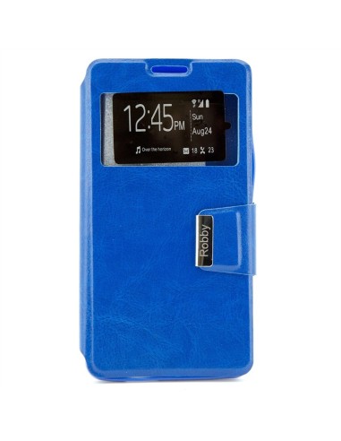 X-ONE XONE134064 funda para teléfono móvil 14 cm (5.5") Folio Azul