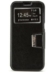 X-ONE XONE127493 funda para teléfono móvil 14 cm (5.5") Folio Negro