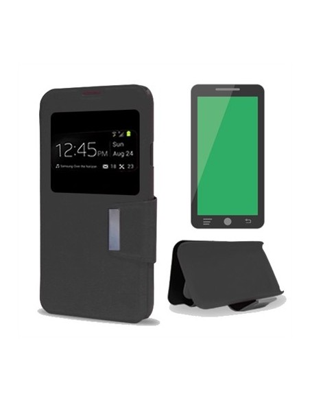 X-ONE XONE129084 funda para teléfono móvil 11,4 cm (4.5") Folio Negro