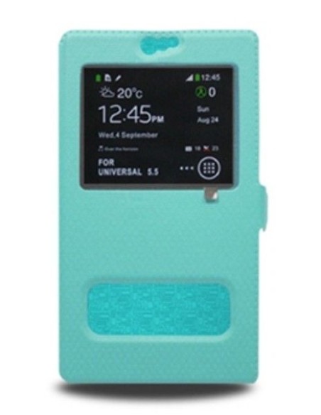 X-ONE XONE106702 4.5" Folio Turquesa funda para teléfono móvil