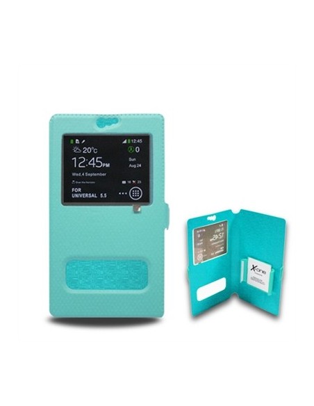 X-ONE XONE106702 4.5" Folio Turquesa funda para teléfono móvil