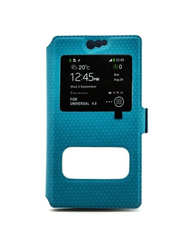 X-ONE XONE106917 funda para teléfono móvil 10,2 cm (4") Folio Azul