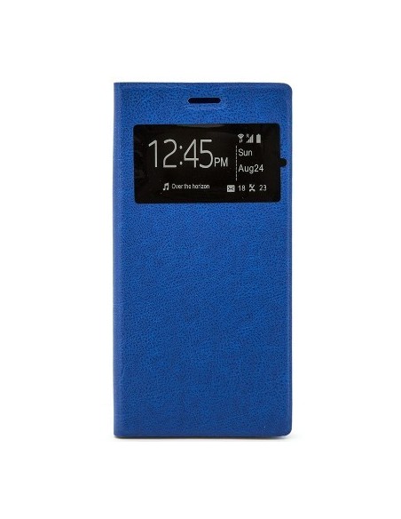X-ONE XONE127516 funda para teléfono móvil 14 cm (5.5") Folio Azul