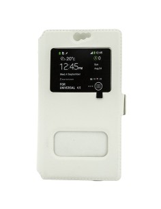 X-ONE XONE106672 funda para teléfono móvil 11,4 cm (4.5") Folio Blanco