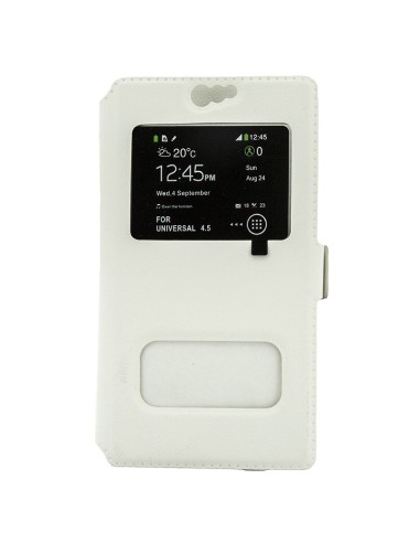 X-ONE XONE106672 funda para teléfono móvil 11,4 cm (4.5") Folio Blanco