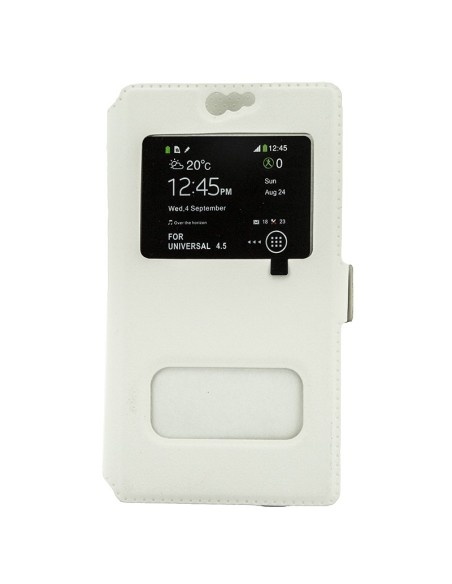 X-ONE XONE106672 funda para teléfono móvil 11,4 cm (4.5") Folio Blanco
