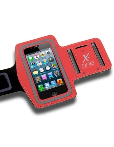 X-ONE XONE106092 funda para teléfono móvil 11,4 cm (4.5") Brazalete caso Rojo