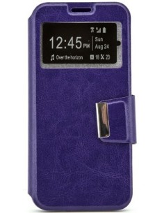 X-ONE XONE127509 funda para teléfono móvil 14 cm (5.5") Folio Púrpura