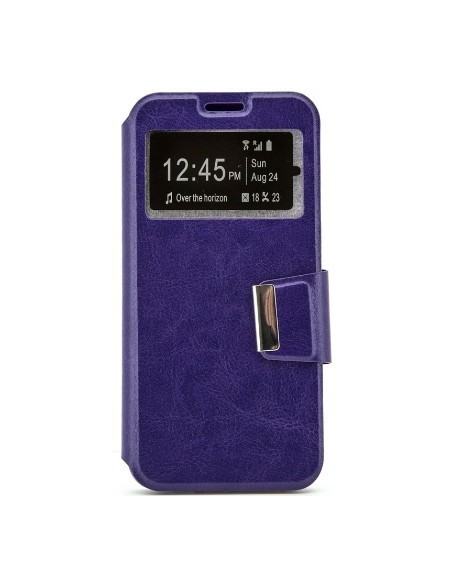 X-ONE XONE127509 funda para teléfono móvil 14 cm (5.5") Folio Púrpura