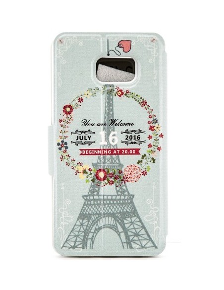 X-ONE XONE128575 funda para teléfono móvil 14,5 cm (5.7") Folio Multicolor, Blanco