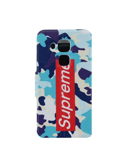 X-ONE XONE196772 funda para teléfono móvil 14 cm (5.5") Folio Azul, Camuflaje, Multicolor