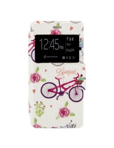 X-ONE XONE196949 funda para teléfono móvil 11,4 cm (4.5") Folio Multicolor, Blanco