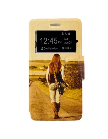 X-ONE XONE196963 funda para teléfono móvil 12,7 cm (5") Folio Marrón