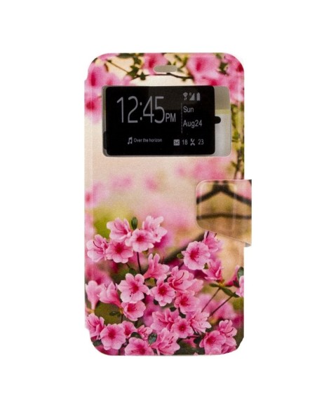 X-ONE XONE197083 funda para teléfono móvil 14 cm (5.5") Folio Multicolor, Rosa