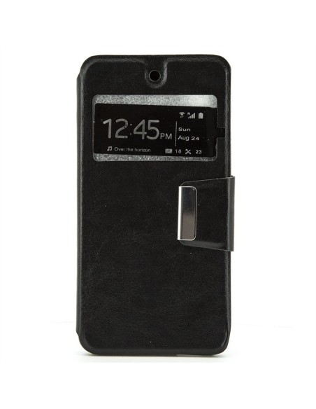 X-ONE XONE197571 funda para teléfono móvil 12,7 cm (5") Folio Negro