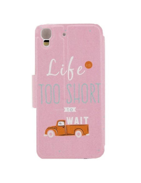 X-ONE XONE197250 funda para teléfono móvil 12,7 cm (5") Folio Rosa