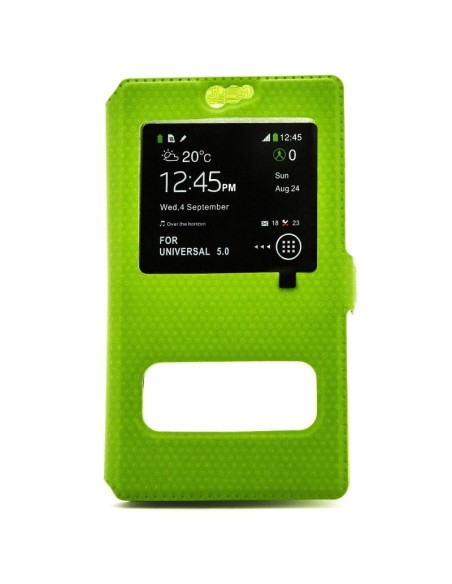 X-ONE XONE109512 funda para teléfono móvil 12,7 cm (5") Folio Verde