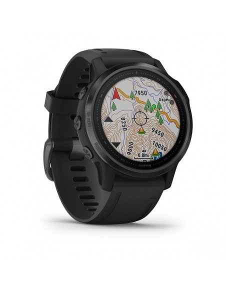 SMARTWATCH GARMIN SPORT WATCH GPS FENIX 6S PRO NEG F.CARDIA