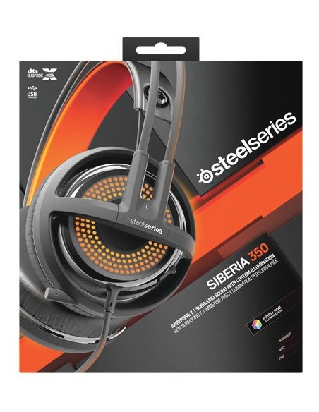 Steelseries Siberia 350 Binaural Diadema Negro