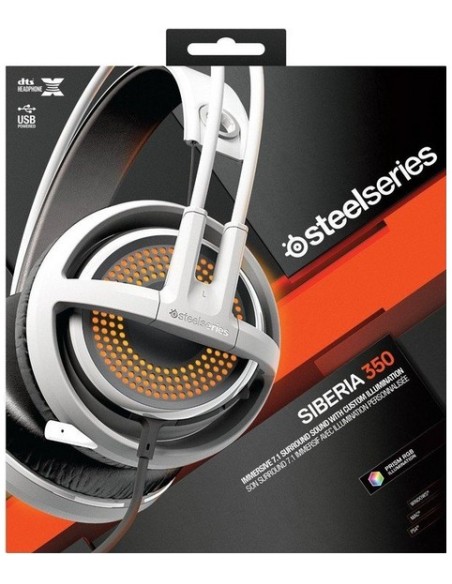Steelseries Siberia 350 Binaural Diadema Blanco