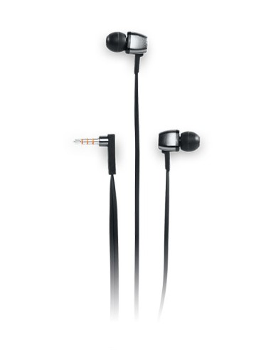 Muse M-112 CF auriculares para móvil Binaural Dentro de oído Negro, Plata Alámbrico