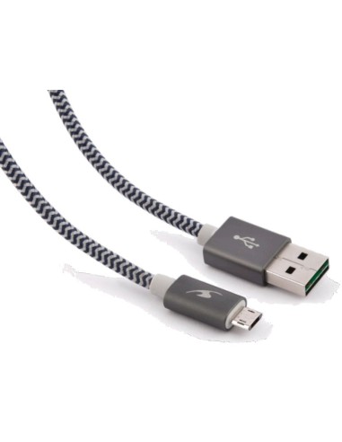 Bluestork TRENDY-MU-M cable USB 1,2 m USB A Micro-USB A Gris