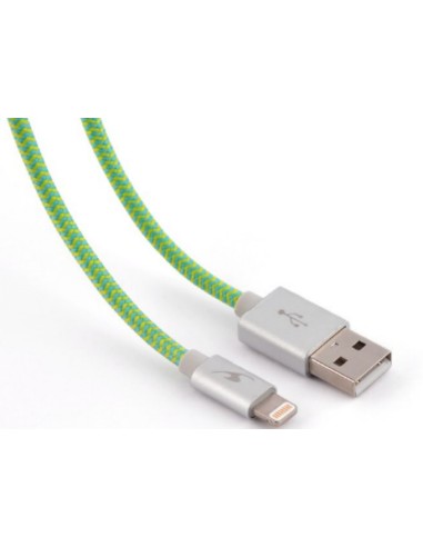 Bluestork TRENDY-LI-F cable de conector Lightning 1,2 m Verde
