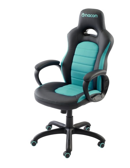 SILLA ESCRITORIO NACON PCCH-350 NEGRA TURQUESA