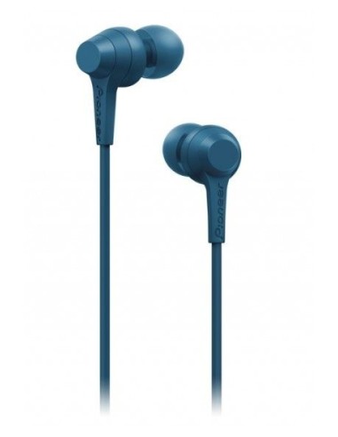 Pioneer SE-C1T-L auriculares para móvil Binaural Dentro de oído Azul Alámbrico