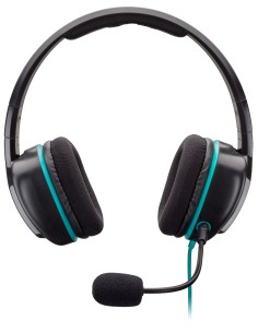 NACON PCGH-100ST Binaural Diadema Negro, Turquesa auricular con micrófono