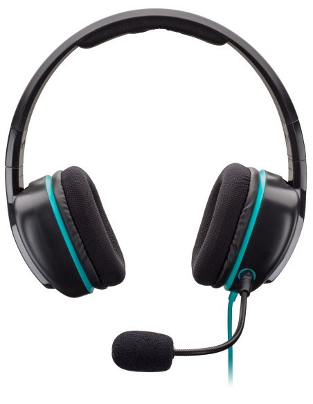 NACON PCGH-100ST Binaural Diadema Negro, Turquesa auricular con micrófono