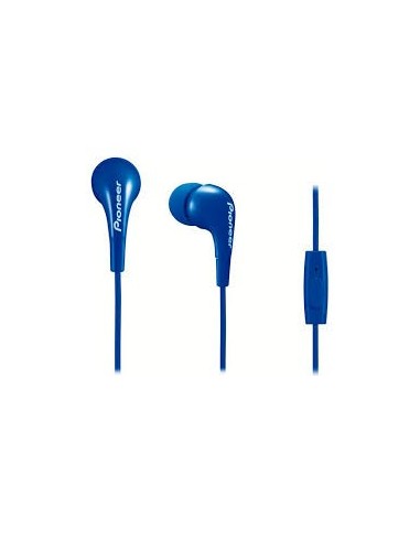 Pioneer SE-CL502T-L auriculares para móvil Binaural Dentro de oído Azul Alámbrico